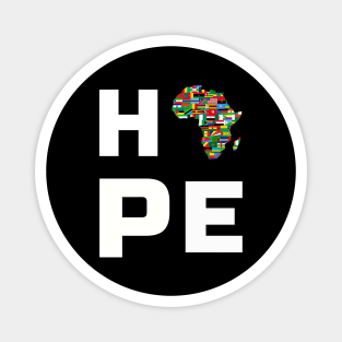 Hope,Africa Map Magnet